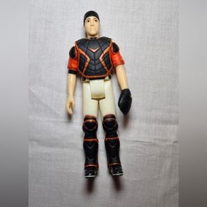 MLB Action Figure with Black and Orange Gear